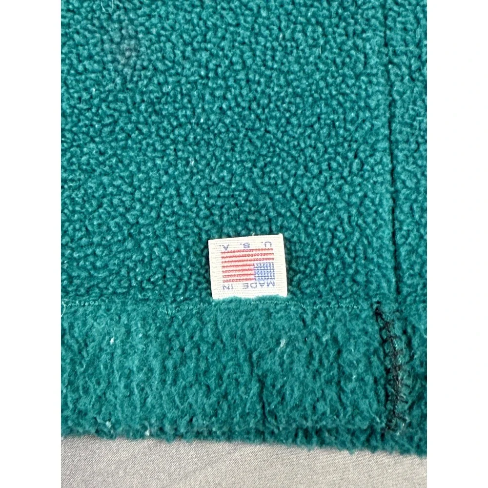 Head Sokz Fleece Balaclava Hood Teal Green Made in USA Adjustable Winter Mask